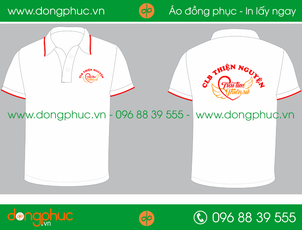 Áo phông đồng phục CLB Thiện Nguyện